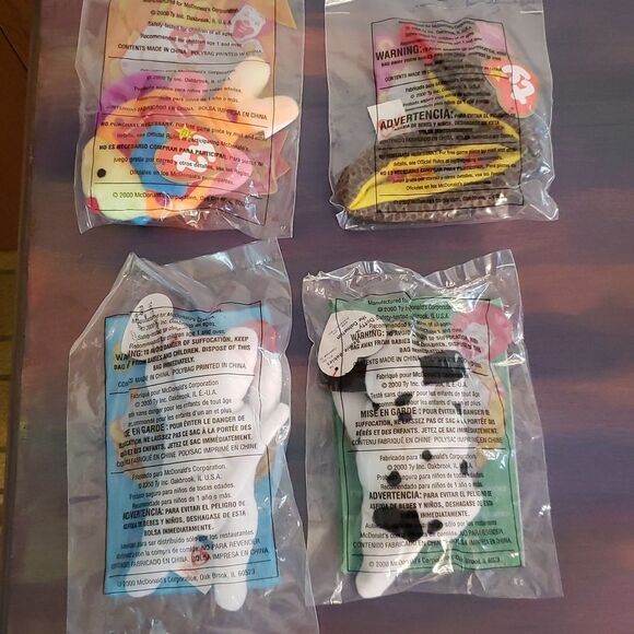 Vintage Complete Set of 18 Sealed McDonalds Teeny Beanie Babies (2000) - Picture 3 of 11